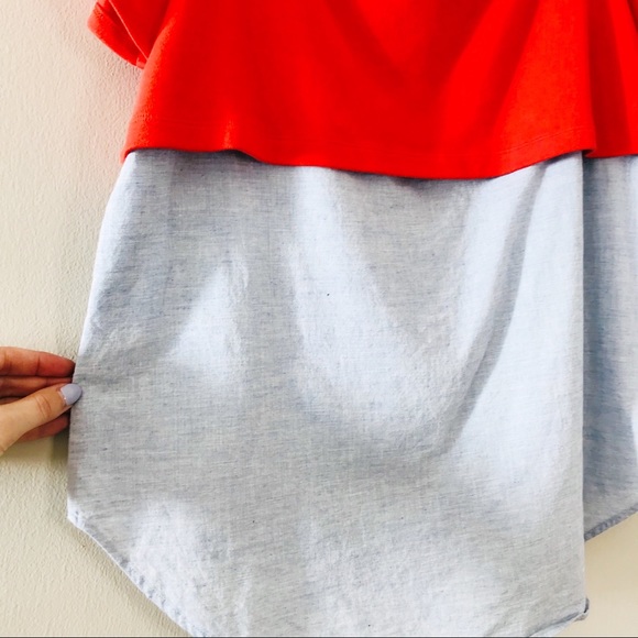 Anthro | Postmark Layered off the Shoulder Tunic - Picture 6 of 8